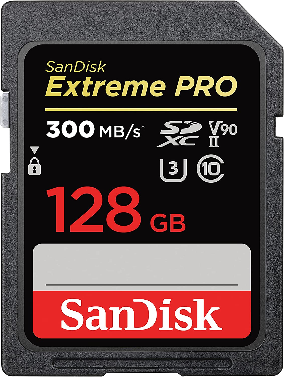 SanDisk Extreme Pro SDXC 300MB/s 128GB UHS-II Memory Card