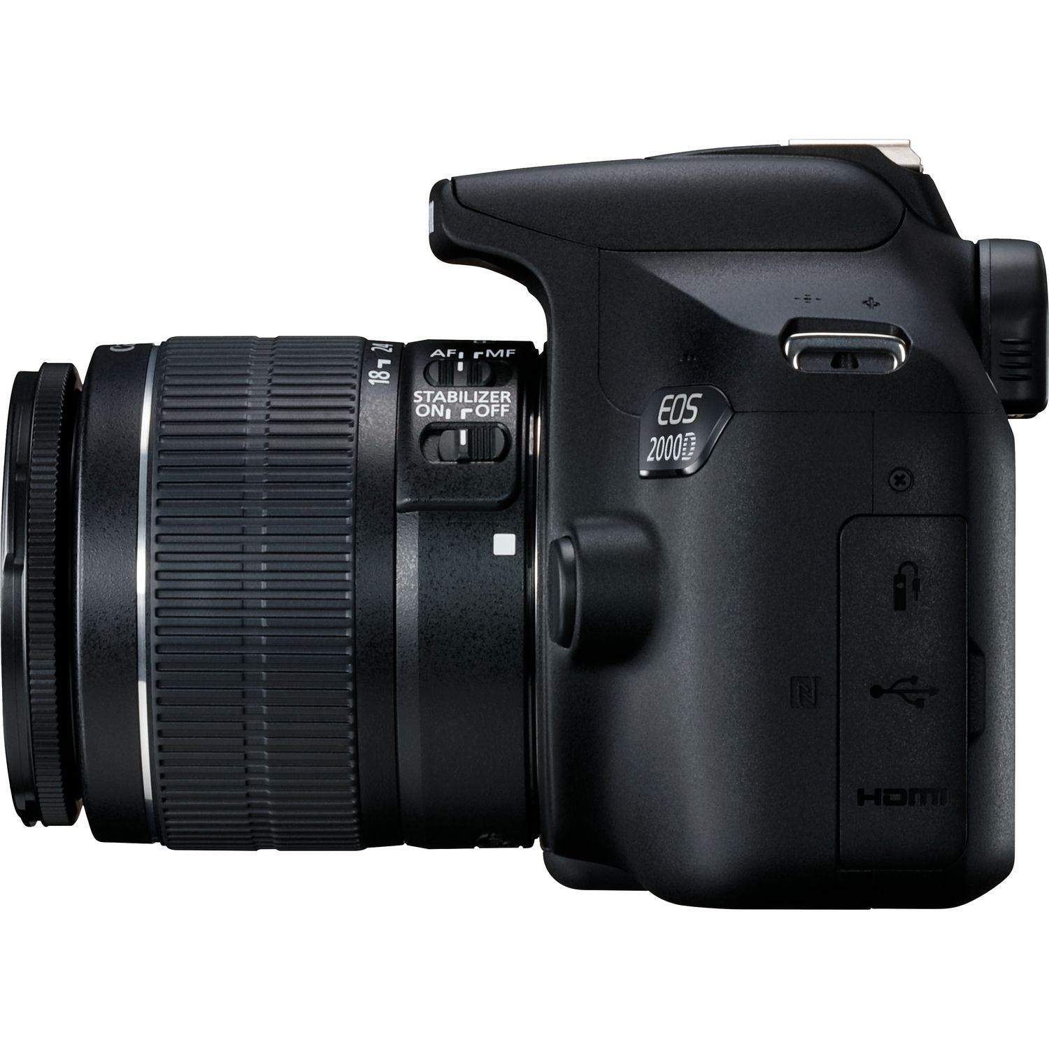 Canon EOS 2000D Digital SLR Camera + EF-S 18-55mm f/3.5-5.6 IS II Kit