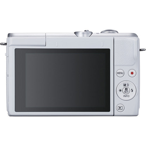 Canon EOS M200 Mirrorless Digital Camera + 15-45mm Lens - White