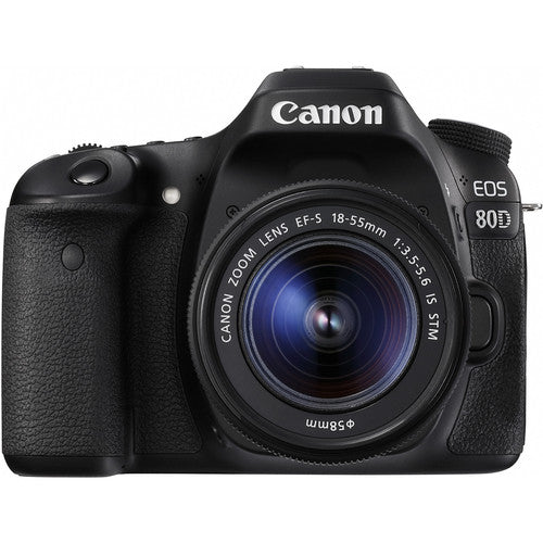 Canon EOS 80D Digital SLR Camera + 18-55mm f/3.5-5.6 IS STM Lens Kit