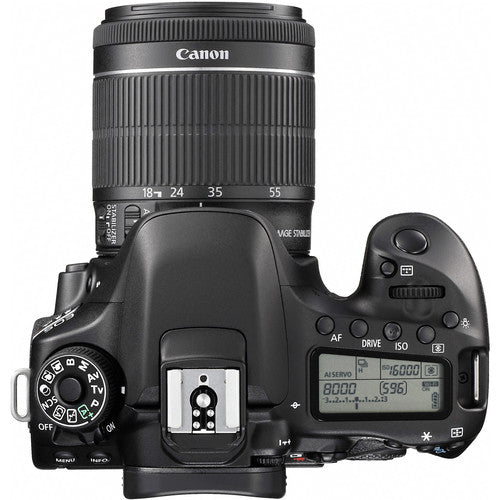 Canon EOS 80D Digital SLR Camera + 18-55mm f/3.5-5.6 IS STM Lens Kit