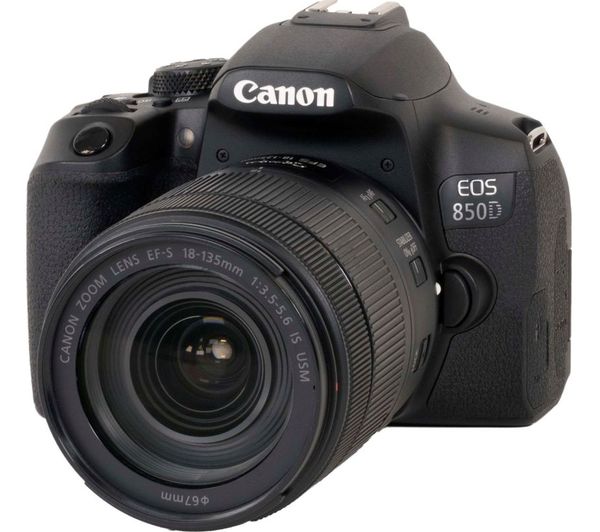 Canon EOS 850D Digital SLR Camera + EF-S 18-135mm f/3.5-5.6 IS USM Lens Kit