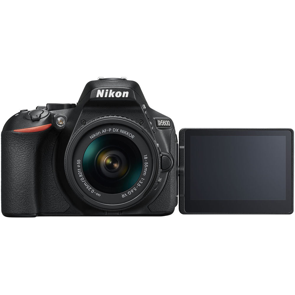 Nikon D5600 Digital SLR Camera + AF-P DX Nikkor 18-55mm f/3.5-5.6G VR Lens Kit