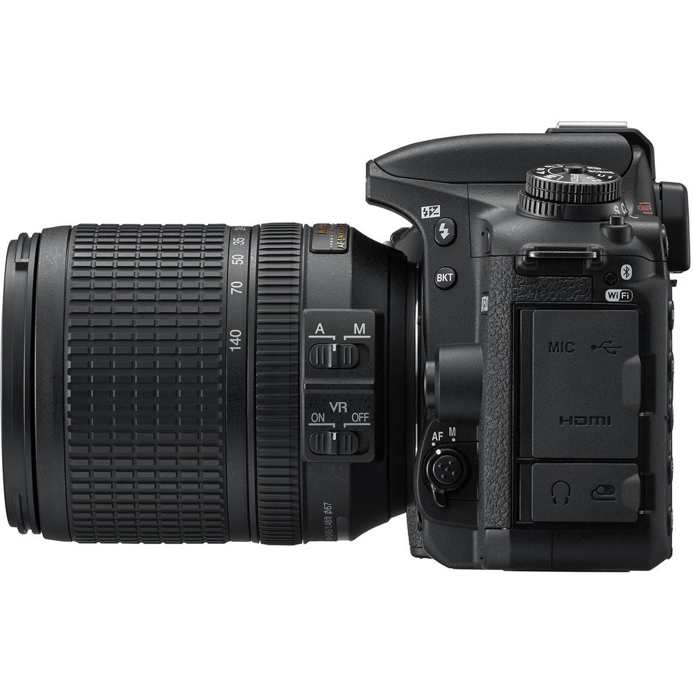 Nikon D7500 Digital SLR Camera + AF-S DX 18-140mm f/3.5-5.6G ED VR Lens Kit