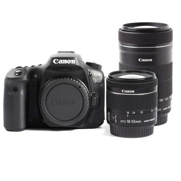 Canon EOS 90D Digital SLR Camera + 18-55mm IS STM + 55-250mm IS STM Lens Kit