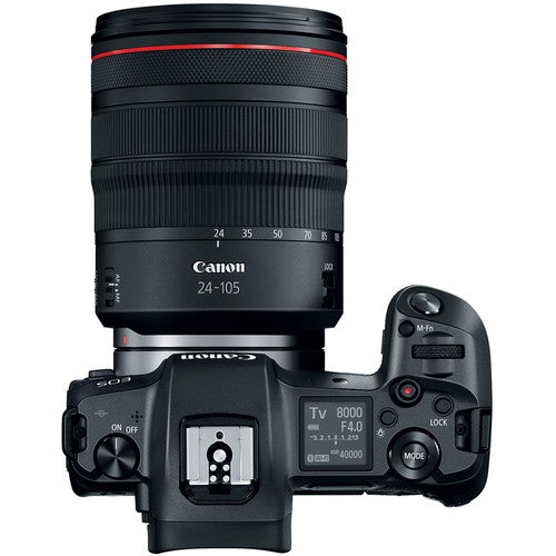 Canon EOS R Mirrorless Digital Camera + RF 24-105mm f/4L IS USM Lens + Mount Adapter EF-EOS R Kit