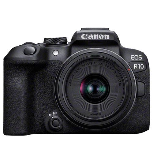 Canon EOS R10 Mirrorless Digital Camera + RF-S 18-45mm f/4.5-6.3 IS STM Lens Kit