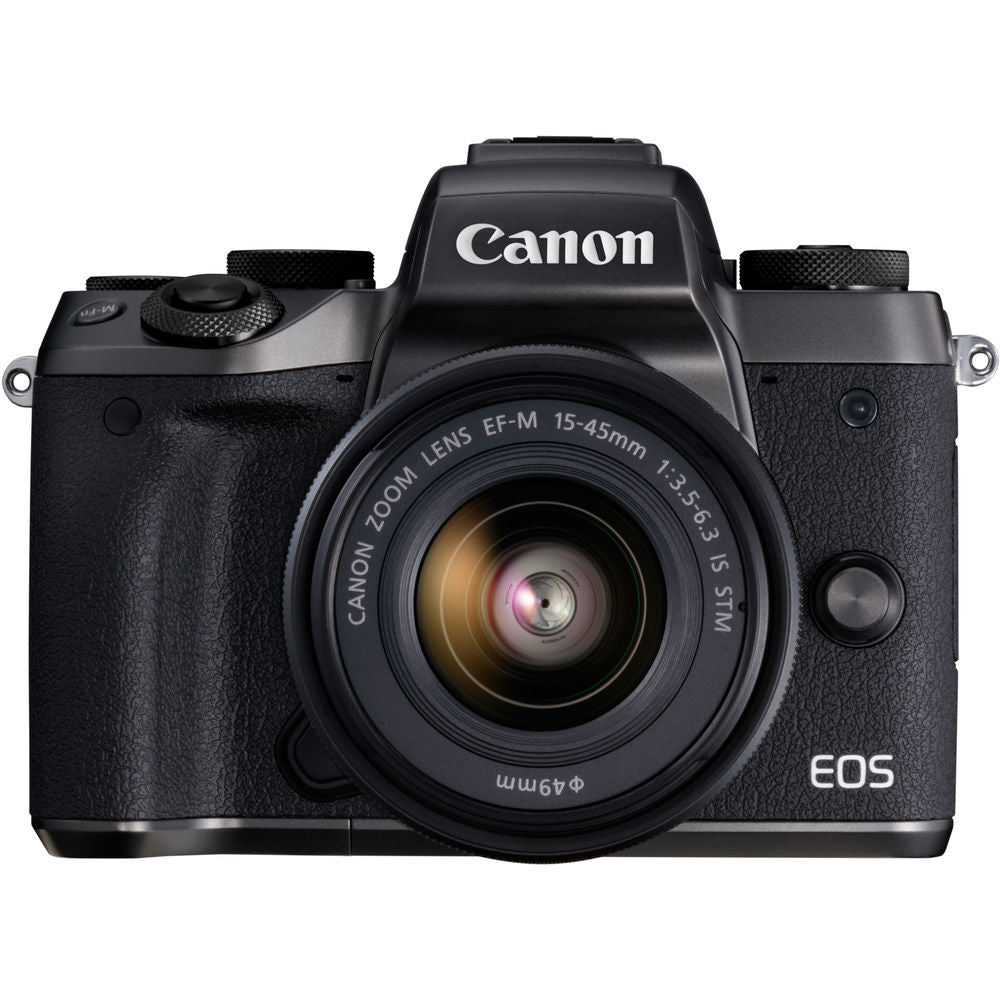 Canon EOS M5 Mirrorless Digital Camera + 15-45mm Lens - Black