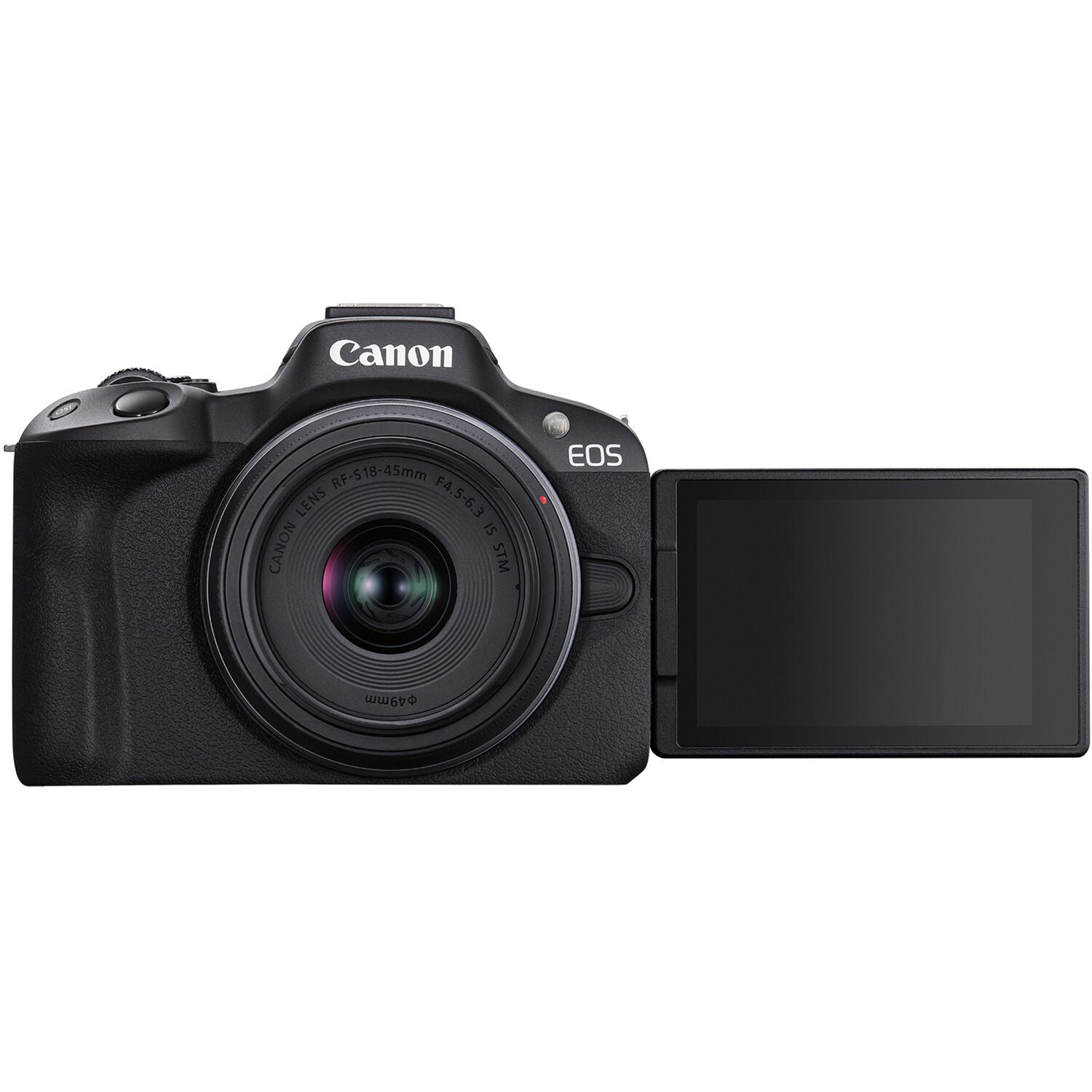 Canon EOS R50 Mirrorless Digital Camera + 18-45mm f/4.5-6.3 Lens Kit - Black