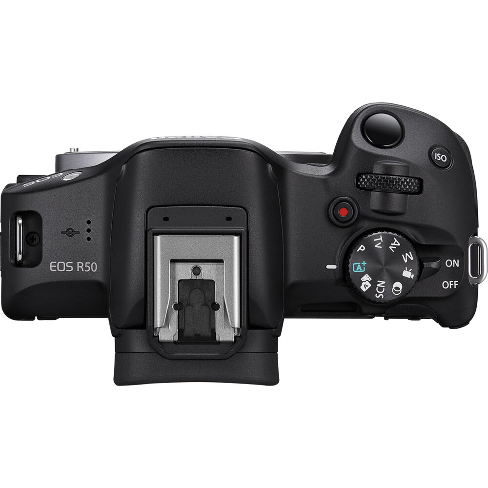 Canon EOS R50 Mirrorless Digital Camera (Body Only) - Black