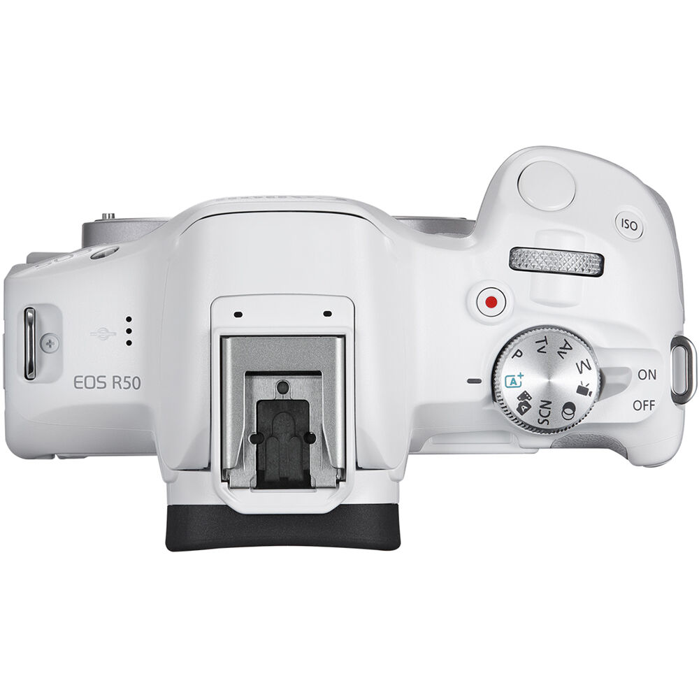 Canon EOS R50 Mirrorless Digital Camera (Body Only) - White