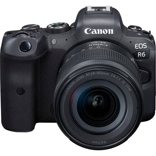 Canon EOS R6 Mirrorless Digital Camera + RF 24-105mm f/4-7.1 IS STM Lens Kit