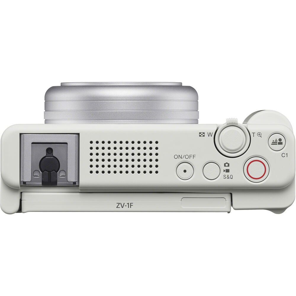 Sony ZV-1F Digital Camera for Vloggers - White