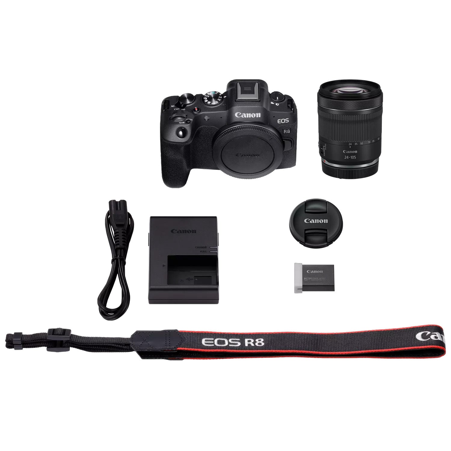Canon EOS R8 Mirrorless Digital Camera + RF 24-105mm f/4-7.1 IS STM Lens Kit
