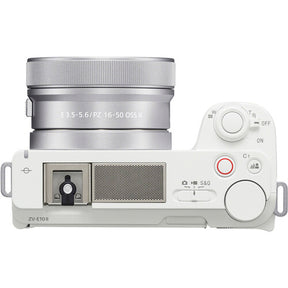 Sony ZV-E10 II Digital Camera + 16-50mm Lens Kit (White)