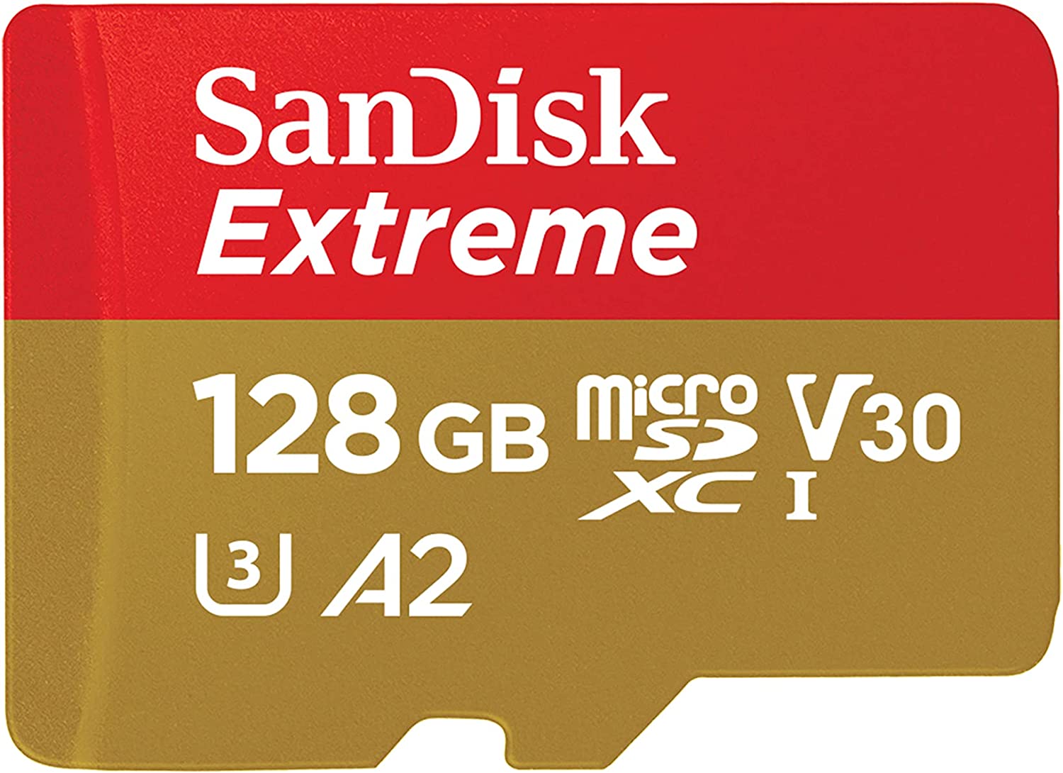 SanDisk Extreme 128GB 190MB/s microSDXC UHS-I Memory Card with Adapter