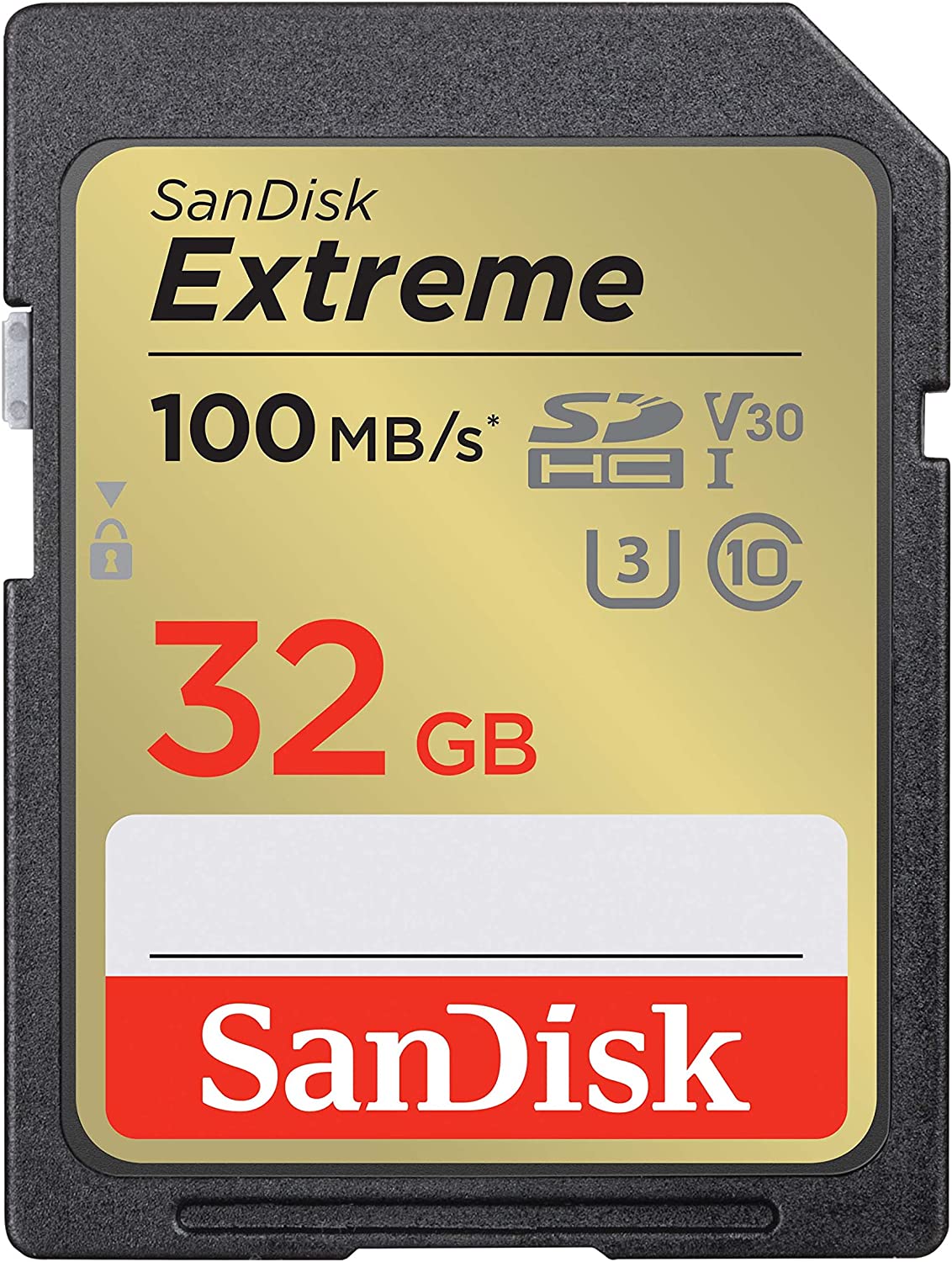 SanDisk Extreme SDHC 32GB 100MB/s UHS-I Memory Card