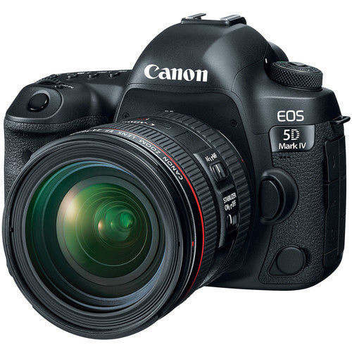 Canon EOS 5D Mark IV Digital SLR Camera + EF 24-70mm f/4L IS USM Lens Kit