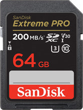 SanDisk Extreme Pro 200MB/s 64GB SDXC UHS-I Memory Card