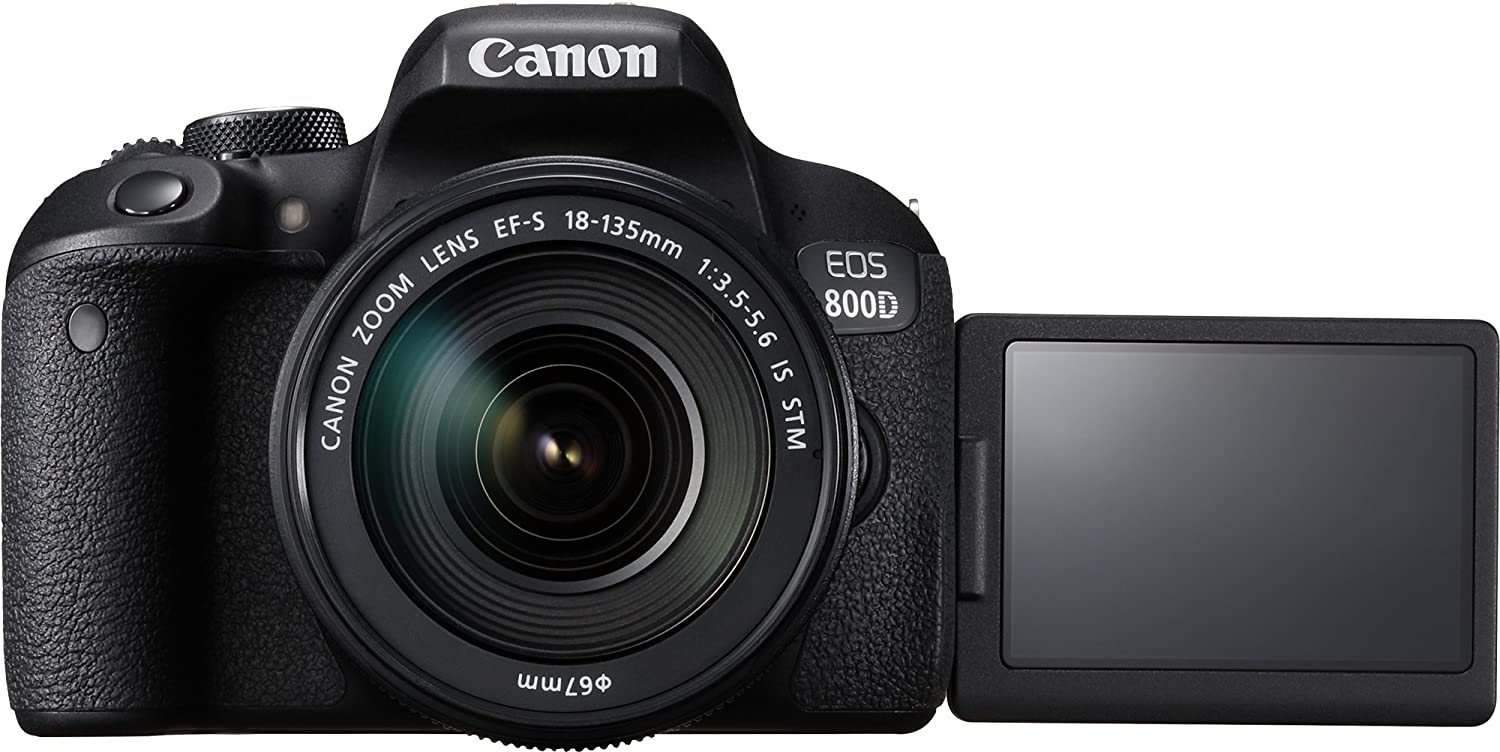Canon EOS 800D Digital SLR Camera + EF-S 18-135mm f/3.5-5.6 IS USM Kit