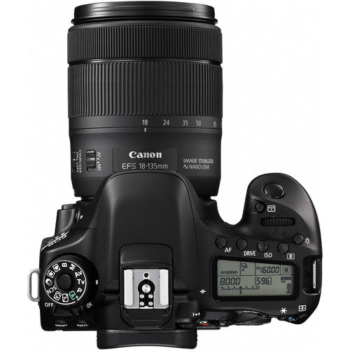 Canon EOS 80D Digital SLR Camera + 18-135mm f/3.5-5.6 IS USM Lens Kit