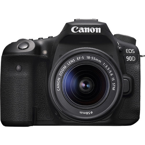 Canon EOS 90D Digital SLR Camera + 18-55mm f/3.5-5.6 IS STM Lens Kit