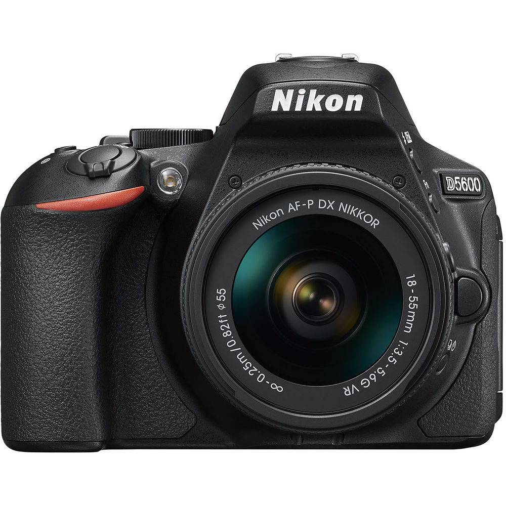 Nikon D5600 Digital SLR Camera + AF-P DX Nikkor 18-55mm f/3.5-5.6G VR Lens Kit