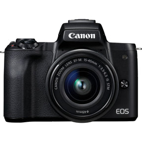 Canon EOS M50 Mirrorless Digital Camera + 15-45mm Lens - Black