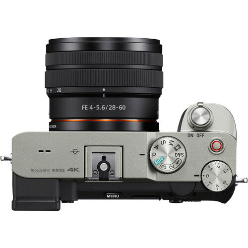 Sony Alpha a7C Mirrorless Digital Camera + FE 28-60mm Lens Kit - Silver