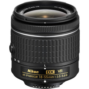 Nikon AF-P NIKKOR 18-55mm f/3.5-5.6G DX VR Lens (White Box)