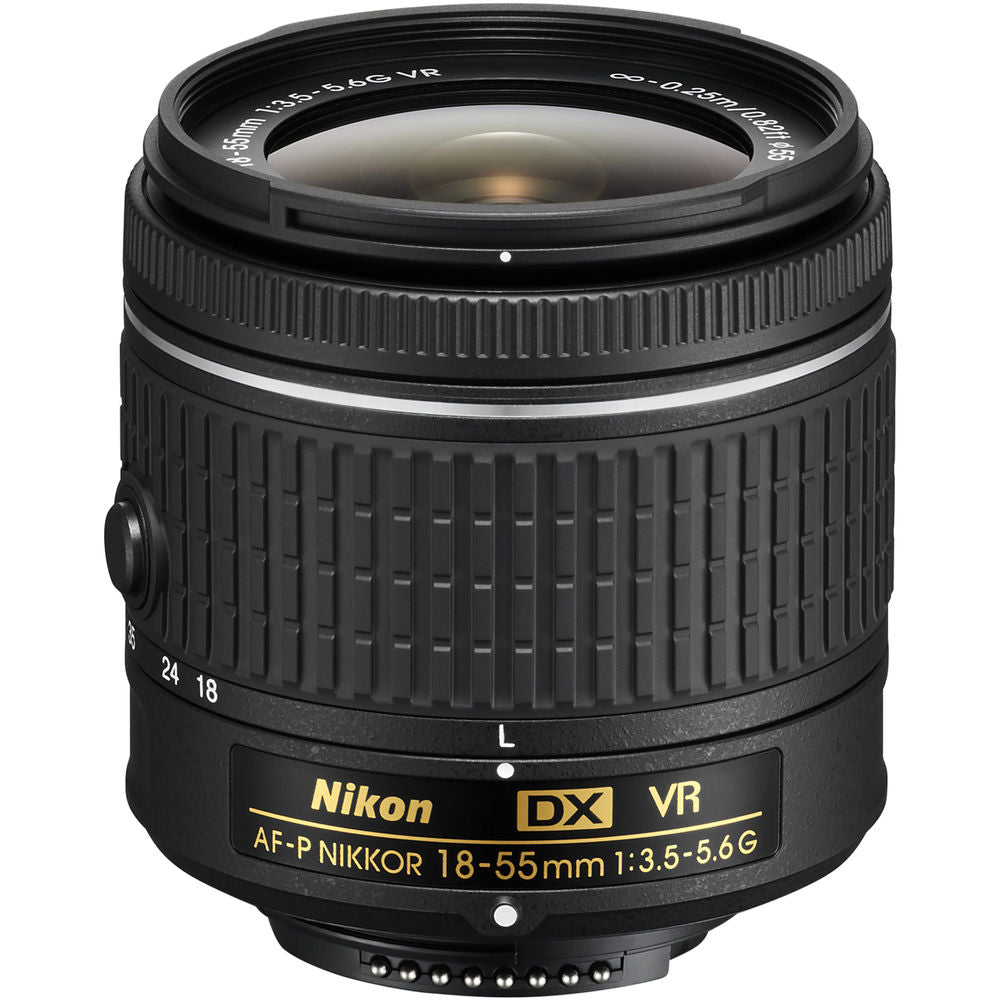Nikon D5600 Digital SLR Camera Black + AF-P 18-55mm VR + AF-P 70-300mm ED VR Twin Lens Kit