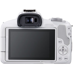 Canon EOS R50 Mirrorless Digital Camera + 18-45mm f/4.5-6.3 Lens Kit - White