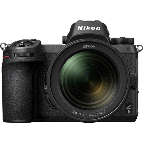 Nikon Z6 Mirrorless Digital Camera + 24-70mm Lens + FTZ Adapter Kit
